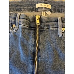 Good American‎ Blue Denim High Waist Full Zip Skinny Jeans